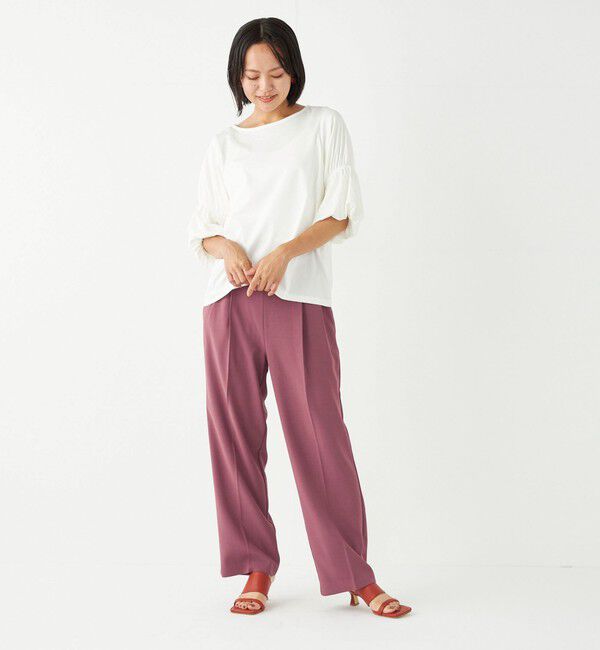 SHIPS Colors 「SHIPS Colors:〈洗濯機可能〉2タック ストレート パンツ」|その他|