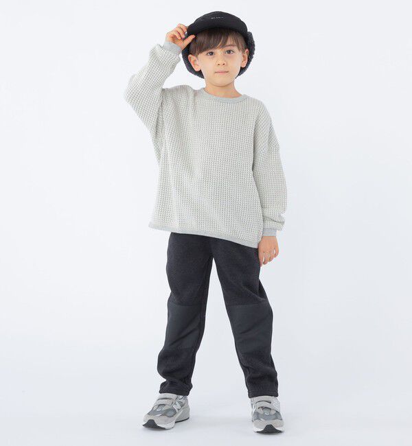 SHIPS KIDS「SHIPS KIDS:100～130cm / ポコポコ ワッフル 長袖 カットソー」|Tシャツ・カットソー|