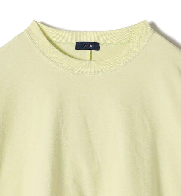 SHIPS for women「〈洗濯機可能〉ロング リブ スリーブ フリル カットソー」|Tシャツ・カットソー|