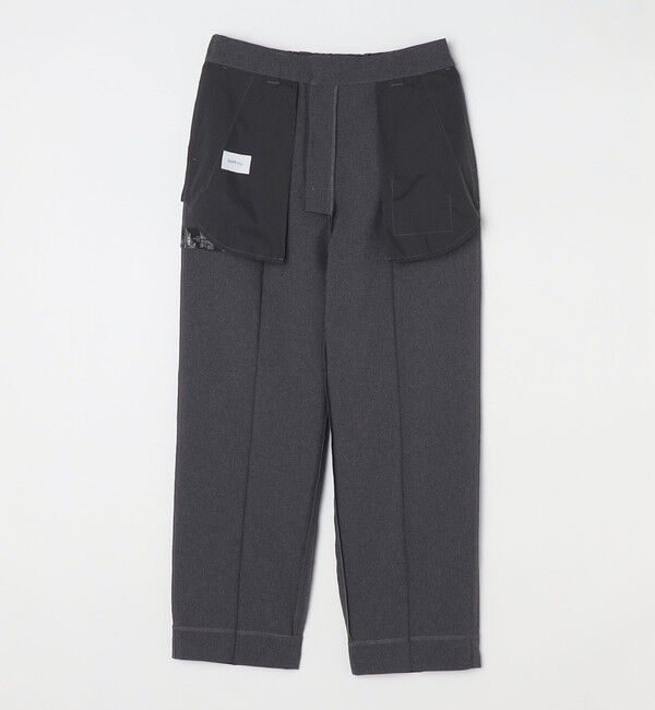 SHIPS any「SHIPS any: 〈洗濯機可能〉ウールライク ノープリーツ ワイド ストレート パンツ◇」|スラックス|