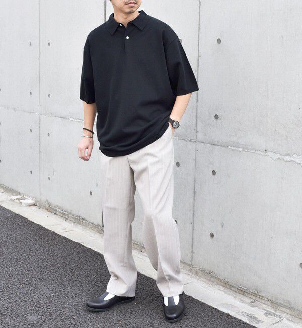 SHIPS any「SHIPS any: 〈洗濯機可能〉ウールライク ノープリーツ ワイド ストレート パンツ◇」|スラックス|