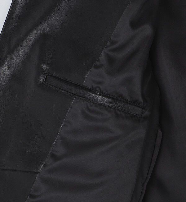 SHIPS「SHIPS: ラムレザー ダブル ライダースジャケット」|その他|