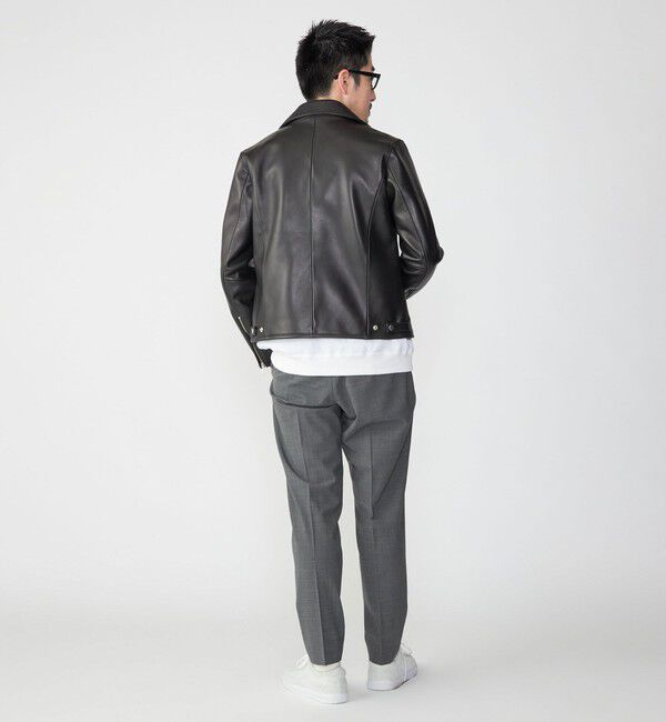 SHIPS「SHIPS: ラムレザー ダブル ライダースジャケット」|その他|