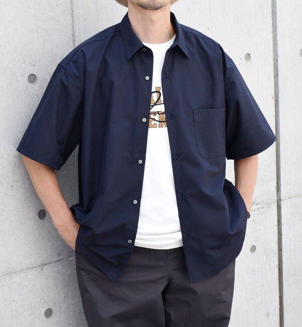 SHIPS any「SHIPS any: オーバーサイズ カラーパレット ハーフスリーブ シャツ◇」|シャツ・ブラウス|