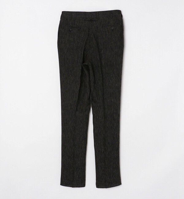 SHIPS「【SHIPS別注】Errico Formicola: リネン ピンストライプ  スラックス」|チノ|