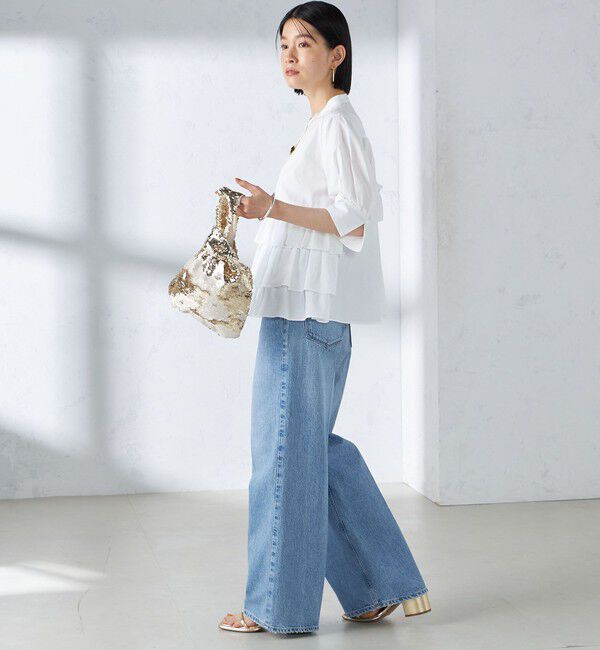 SHIPS for women「troisiemeCHACO:スパンコール バッグ」|ハンドバッグ|