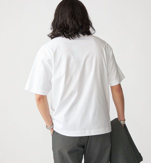 SHIPS「SHIPS: ハイゲージ クルーネック ポンチ Tシャツ」|Tシャツ・カットソー|