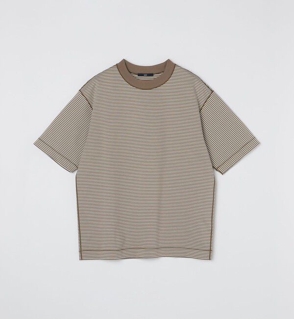 SHIPS「SHIPS: ハイゲージ クルーネック ポンチ Tシャツ」|Tシャツ・カットソー|