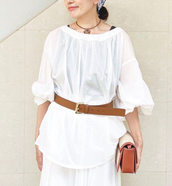 SHIPS for women「【SHIPS別注】TORRAZZO DONNA:〈手洗い可能〉ブラウス」|シャツ・ブラウス|ホワイト