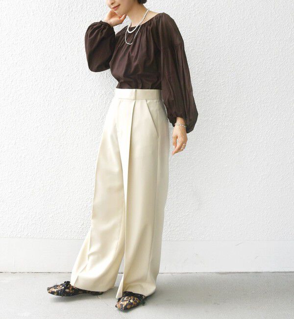 SHIPS for women「【SHIPS別注】TORRAZZO DONNA:〈手洗い可能〉ブラウス」|シャツ・ブラウス|