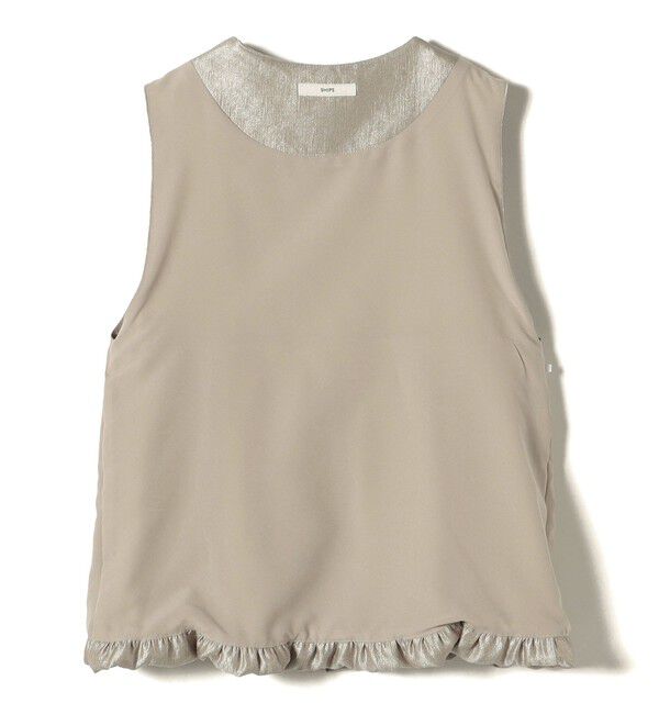 SHIPS for women「〈手洗い可能〉サテン タック バルーン ジレ」|ベスト・ジレ|