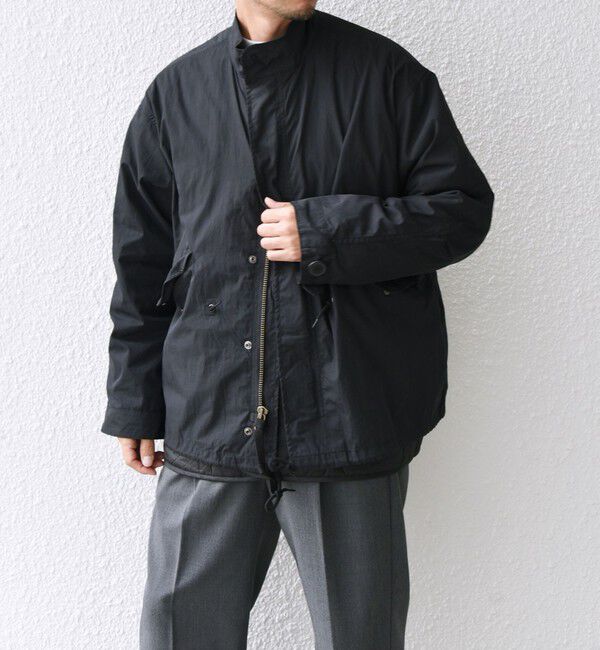 SHIPS any「【SHIPS any別注】GOLDEN MILLS: 3WAY キルトライナー レイヤード ショート モッズ ブルゾン◇」|ブルゾン・スタジャン|