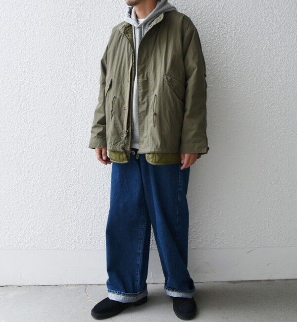 SHIPS any「【SHIPS any別注】GOLDEN MILLS: 3WAY キルトライナー レイヤード ショート モッズ ブルゾン◇」|ブルゾン・スタジャン|