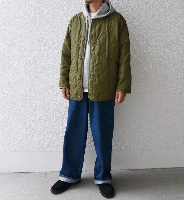 SHIPS any「【SHIPS any別注】GOLDEN MILLS: 3WAY キルトライナー レイヤード ショート モッズ ブルゾン◇」|ブルゾン・スタジャン|