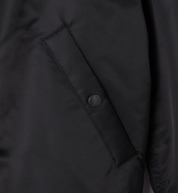 SHIPS「City Ambient Products: スタンドカラー MA-1 ジップアップ ブルゾン」|ブルゾン・スタジャン|