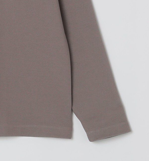 SHIPS「SHIPS: 鹿の子 ダブルフェイス クルーネック ロングスリーブ Tシャツ (ロンT)」|Tシャツ・カットソー|