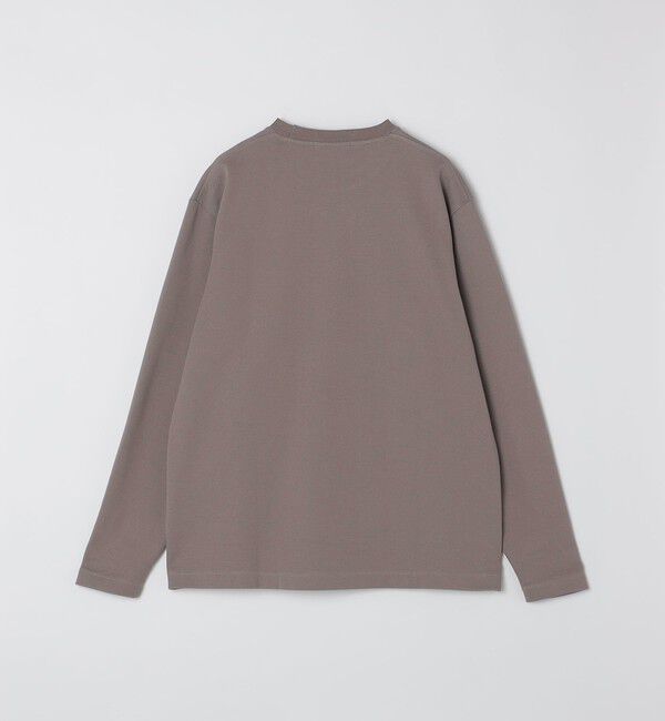 SHIPS「SHIPS: 鹿の子 ダブルフェイス クルーネック ロングスリーブ Tシャツ (ロンT)」|Tシャツ・カットソー|