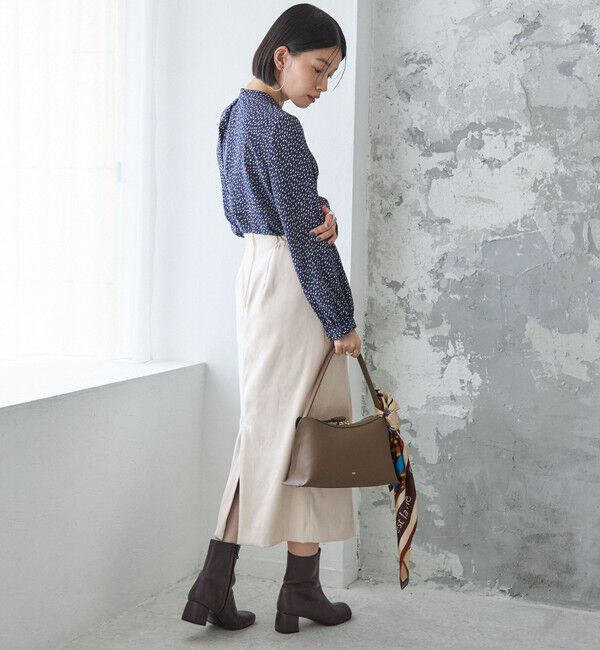 SHIPS for women「〈手洗い可能〉フェイク スエード (ポリエステル) タイト スカート」|タイト|