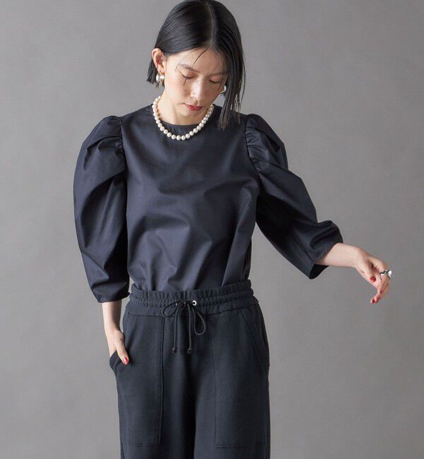 SHIPS for women「SHIPS NINE CASE:〈洗濯機可能〉パフスリーブ ブラウス」|シャツ・ブラウス|