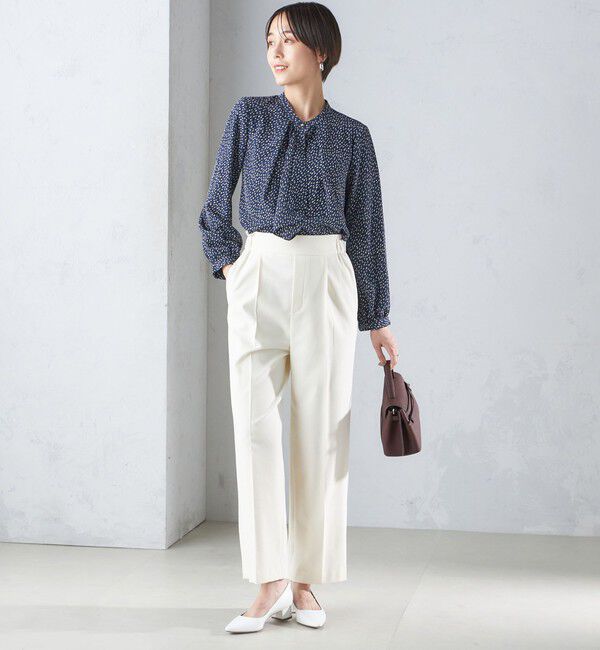 SHIPS for women「〈手洗い可能〉両面起毛 ストレート パンツ」|その他|