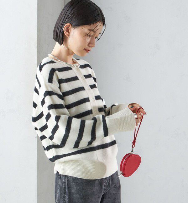 SHIPS for women「〈手洗い可能〉7G ウール カシミヤ ヘンリーネック 2WAY プルオーバー」|ニット・セーター|