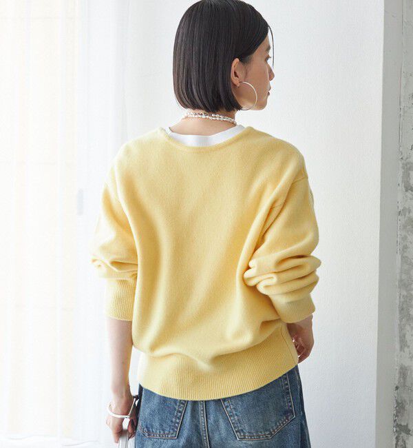 SHIPS for women「〈手洗い可能〉7G ウール カシミヤ ヘンリーネック 2WAY プルオーバー」|ニット・セーター|