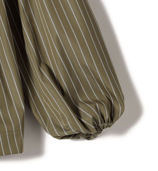 SHIPS for women「【WEB限定】〈手洗い可能〉前後 2WAY リボン デザイン ストライプ ブラウス」|シャツ・ブラウス|