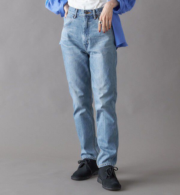 SHIPS for women「SHIPS NINE CASE:ナロー デニム（ブルー）」|デニム|