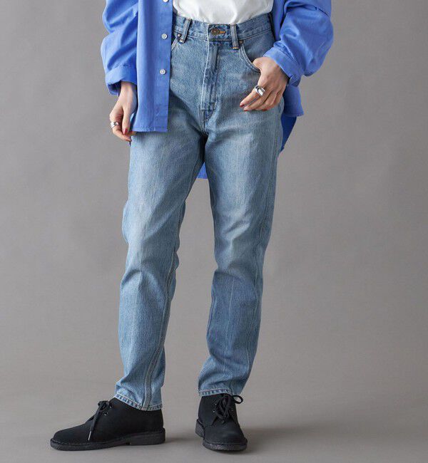 SHIPS for women「SHIPS NINE CASE:ナロー デニム（ブルー）」|デニム|