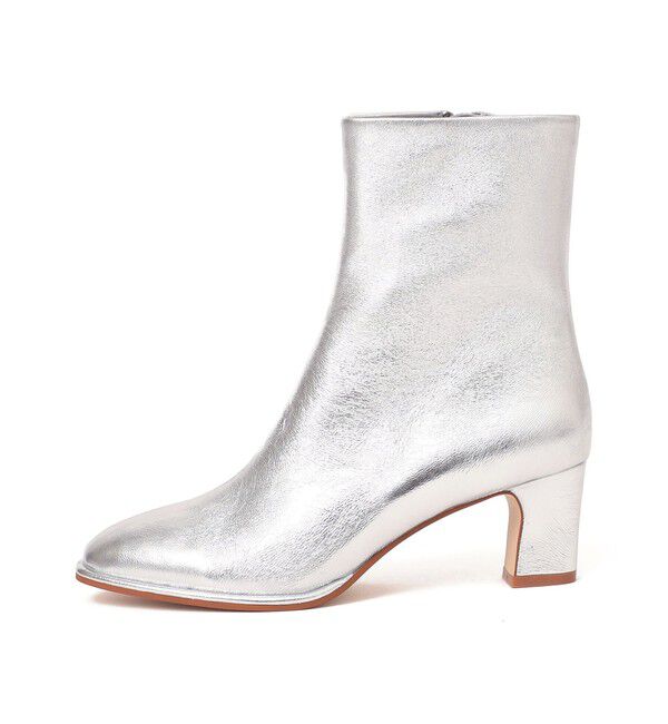 SHIPS for women「ラム レザー ストレッチ ショート ブーツ」|ショートブーツ|