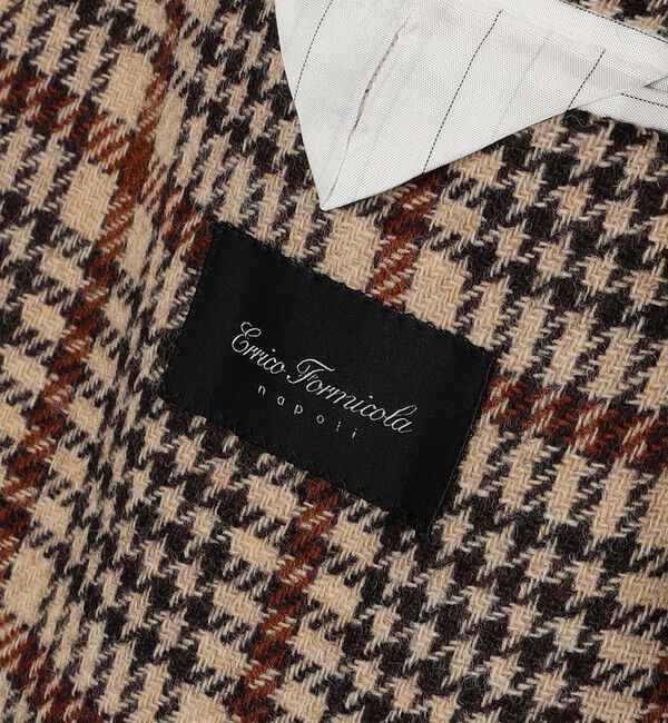 SHIPS「【 SHIPS別注】Errico Formicola: ウール チェック ジャケット」|テーラードジャケット|