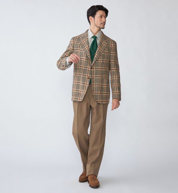 SHIPS「【 SHIPS別注】Errico Formicola: ウール チェック ジャケット」|テーラードジャケット|