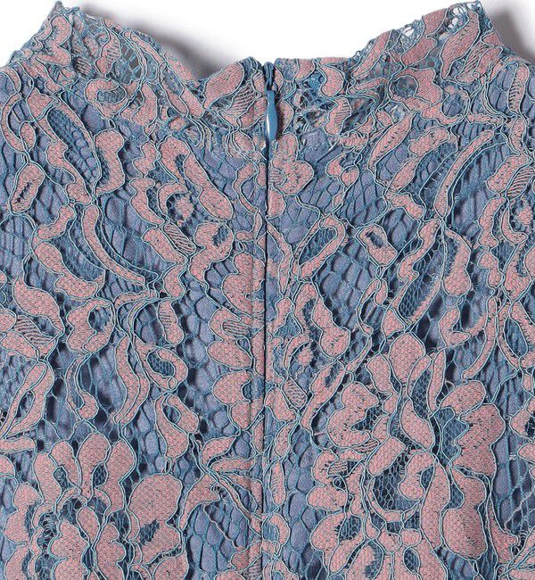 SHIPS for women「〈結婚式・パーティ〉kaene:パイピング レース Aライン ワンピース」|ワンピース|