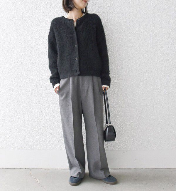 SHIPS any「SHIPS any:〈手洗い可能〉シャギー クルーネック ニット カーディガン」|カーディガン|