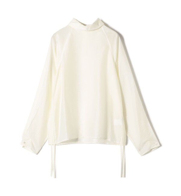 SHIPS for women「【WEB限定】〈洗濯機可能〉シアー ハイネック 2WAY ブラウス」|シャツ・ブラウス|