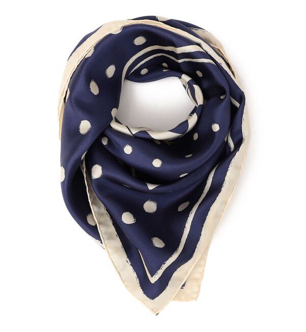 SHIPS for women「【SHIPS別注】manipuri:エンブレム スカーフ 88&times;88」|バンダナ・スカーフ|