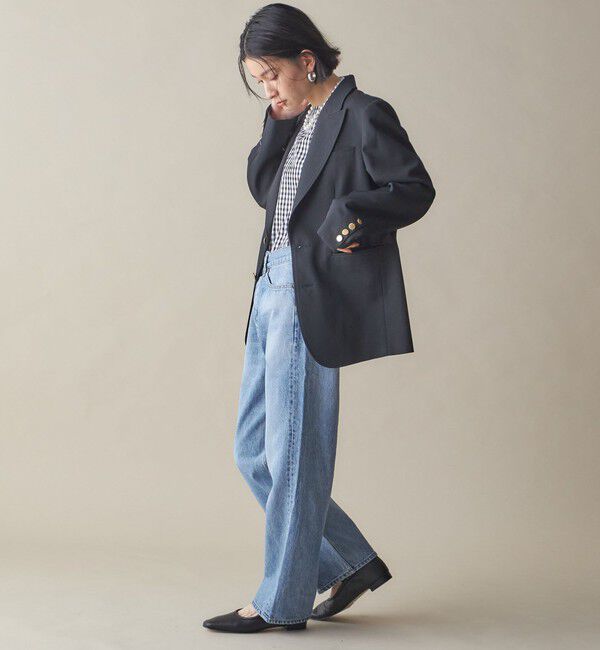 SHIPS for women「SHIPS NINE CASE: ピークド ラペル ジャケット」|テーラードジャケット|