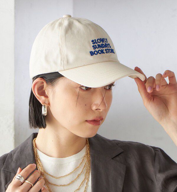 SHIPS for women「Portland Hat: 刺繍 ロゴ キャップ」|キャップ・キャスケット|