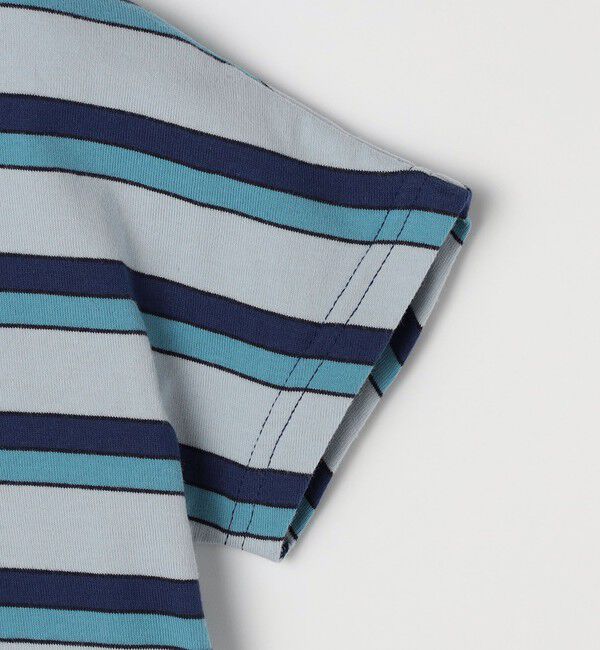 SHIPS any「FRUIT OF THE LOOM: 刺繍 ロゴ カラー ボーダー ワンピース<KIDS>」|ワンピース|