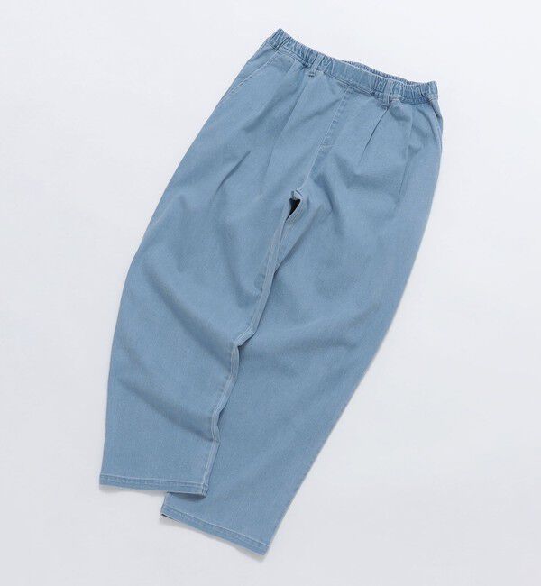 SHIPS Colors 「SHIPS Colors:ライト デニム ワイド テーパード パンツ◇」|デニム|
