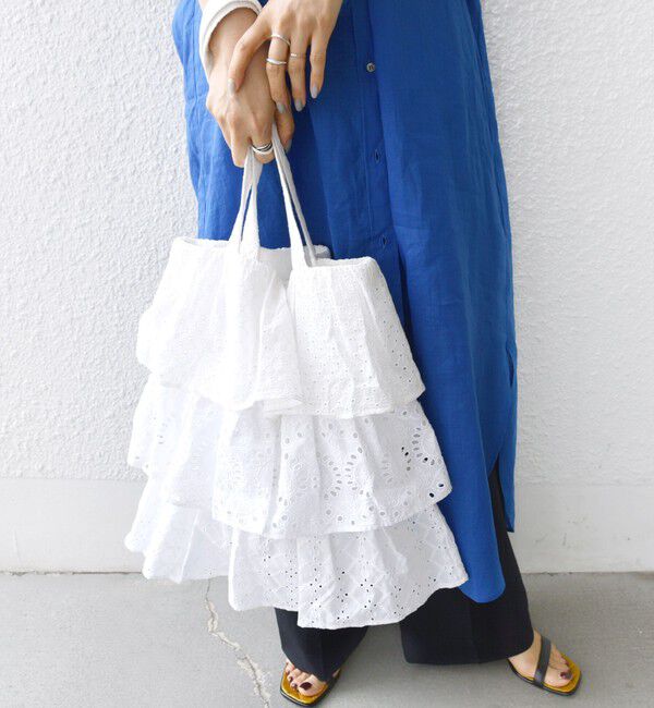 SHIPS for women「RAJAT:シフリー 刺繍 トート」|トートバッグ|