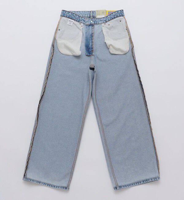 SHIPS「NEO BLUE: SUPER BAGGY JEANS」|チノ|