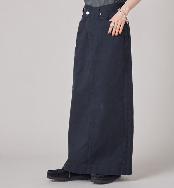 SHIPS for women「SHIPS NINE CASE:〈洗濯機可能〉フロント スラント スカート」|スカート|