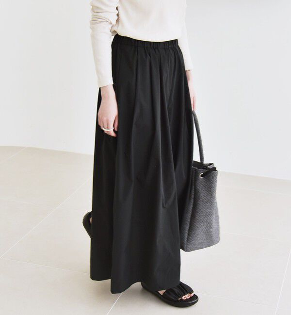 quaranciel「quaranciel:〈洗濯機可能〉タイプライター ギャザー ワイド キュロット パンツ」|その他|