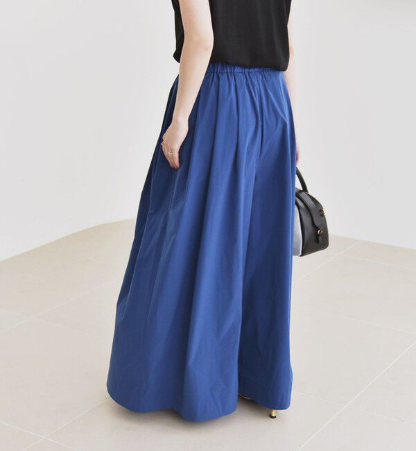 quaranciel「quaranciel:〈洗濯機可能〉タイプライター ギャザー ワイド キュロット パンツ」|その他|