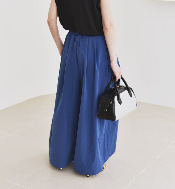 quaranciel「quaranciel:〈洗濯機可能〉タイプライター ギャザー ワイド キュロット パンツ」|その他|