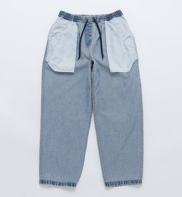 SHIPS Colors 「SHIPS Colors:〈洗濯機可能〉デニム ワイド テーパード トラウザーズ◇」|デニム|