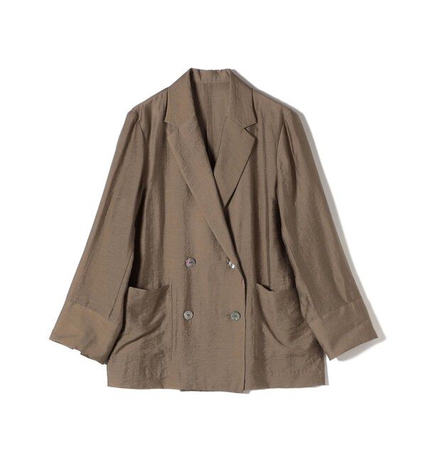 SHIPS for women「〈手洗い可能〉シアー シルク混 ジャケット」|テーラードジャケット|