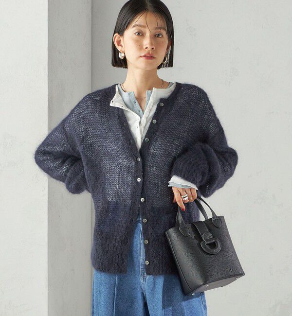 SHIPS for women「モヘヤ クルーネック カーディガン」|カーディガン|