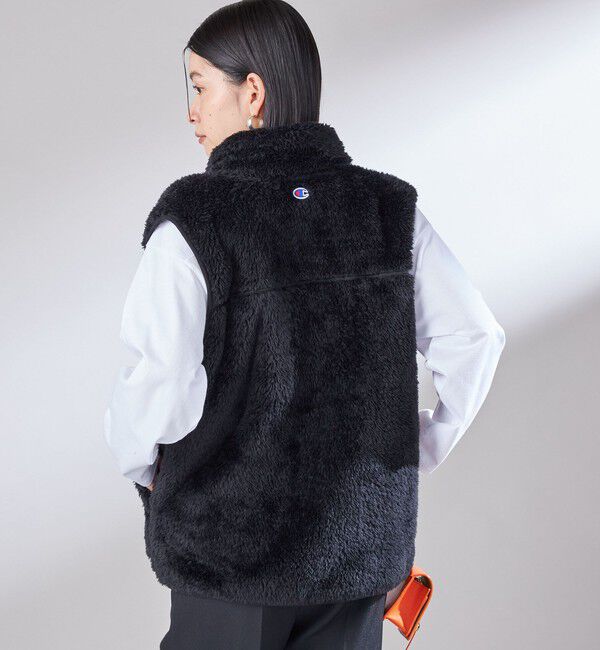 SHIPS for women「【一部WEB限定 / SHIPS別注】Champion:〈洗濯機可能〉フリース ベスト」|ベスト・ジレ|